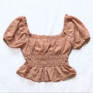 skylar rose ⋆ puff sleeve crop top